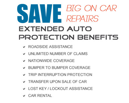 extended warranty for used cars price list